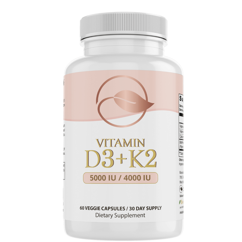 Bellawell Health Vitamin D3 & K2 - Sunshine Boost by Bellawell Capsules Lavender