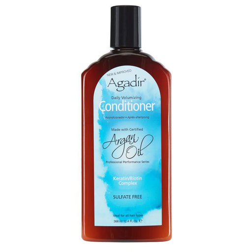 VIP Extensions Agadir Argan Oil Daily Volumizing Conditioner, 12 oz Conditioner White Smoke