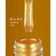 nbmsupply DARK STAMPING POLISH GOLD №04, 8 ML  Article : S004 Dark Goldenrod
