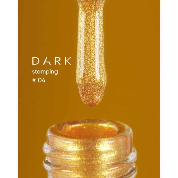 nbmsupply DARK STAMPING POLISH GOLD №04, 8 ML  Article : S004 Dark Goldenrod