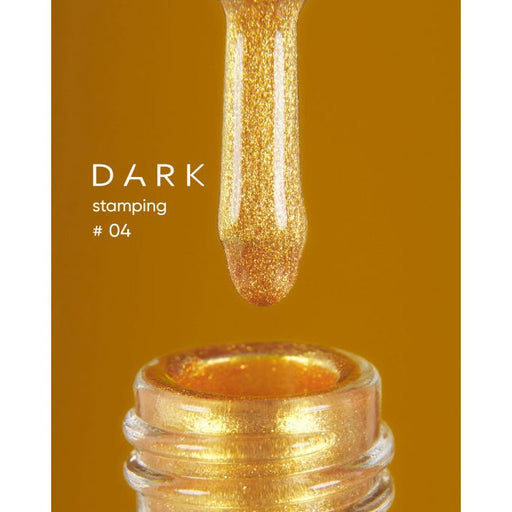 nbmsupply DARK STAMPING POLISH GOLD №04, 8 ML  Article : S004 Dark Goldenrod