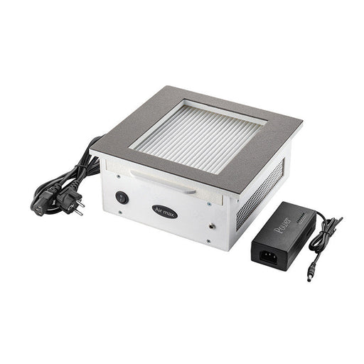 nbmsupply AIR MAX Dust Collector VF 12 Plus silver Built In White Smoke