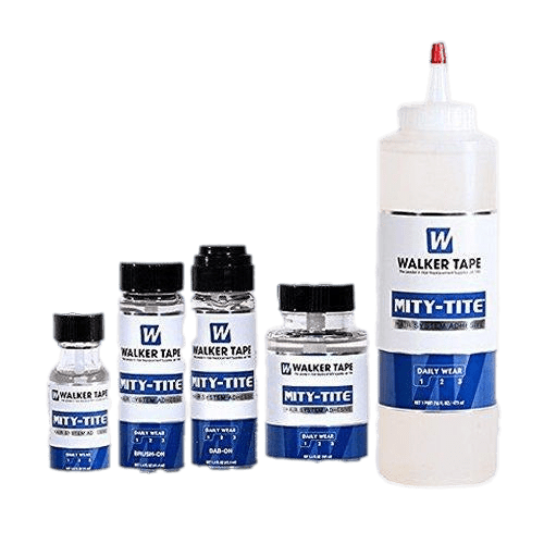 VIP Extensions Walker Tape Mity-Tite Adhesive Wig Adhesive Black 1/2 oz (15ml),1.4 oz (41.4ml),3.4 oz (101ml),16 oz PINT
