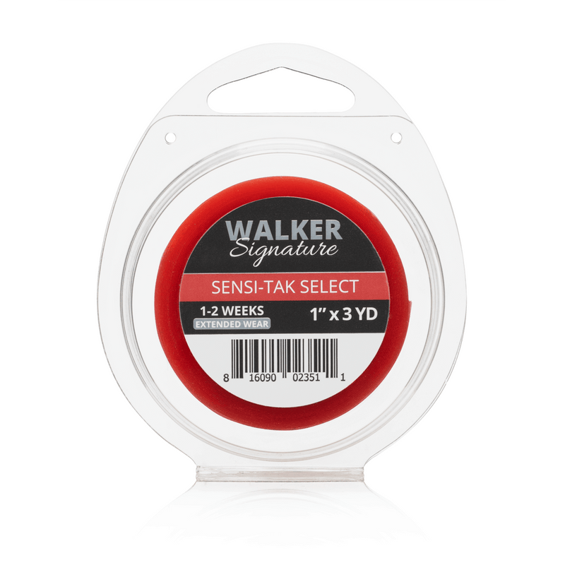 VIP Extensions Walker Tape Signature Sensi-Tak Select Tape Rolls Wig Adhesive White Smoke 1''X 3 YDS ROLLS