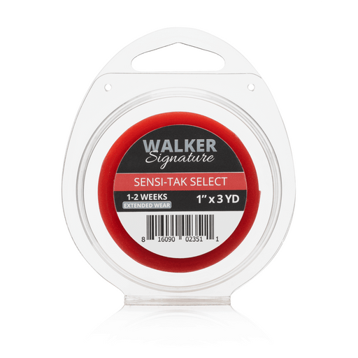 VIP Extensions Walker Tape Signature Sensi-Tak Select Tape Rolls Wig Adhesive White Smoke 1''X 3 YDS ROLLS