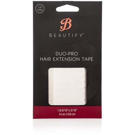 VIP Extensions Walker Tape & Beautify Duo Pro Double-Sided Adhesive (Tape and Rolls) Wig Adhesive Dark Slate Gray Tabs (120) 1& 9/16''x5/16''(4cmx0.8cm)