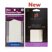 VIP Extensions Walker Tape & Beautify Pro Flex II (Tabs and Rolls) Hair Extension Tape White Smoke Tabs (120) Double Sided