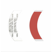VIP Extensions Walker Tape Duo-Tac Tape, Contours & Minis Hair Extension Tape White Smoke CC-Contour Strips (36pcs/bag)