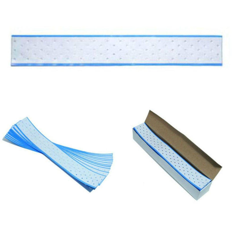 VIP Extensions Walker Tape Extenda-Bond Plus (Each 1 Strip) Hair Extension Tape White Smoke 1 1/2" X 12", INDIVIDUAL STRIP,BOX
