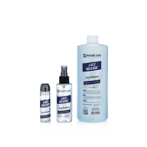 VIP Extensions Walker Tape Lace Release Adhesive Remover White Smoke 4 oz Spray,1.4 oz Dab-on,32oz Quart