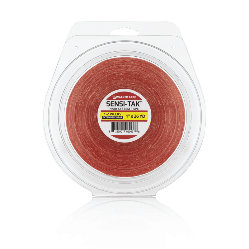 VIP Extensions Walker Tape Sensi-Tak (Red Liner) Wig Adhesive White Smoke 1/2" x 36 yds