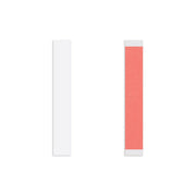 VIP Extensions Walker Tape Sensi-Tak Tape, Straight Strips Wig Adhesive White Smoke 1/2" X 3"  STRIPS 36PC/BAG,3/4'' x 3'' Straight  strips 36PCS/Bag,1" x 3" Straight Strips 36pcs/bag