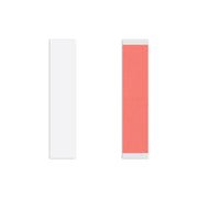 VIP Extensions Walker Tape Sensi-Tak Tape, Straight Strips Wig Adhesive White Smoke 1/2" X 3"  STRIPS 36PC/BAG,3/4'' x 3'' Straight  strips 36PCS/Bag,1" x 3" Straight Strips 36pcs/bag
