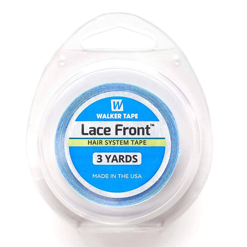 VIP Extensions Walker Tape & Beautify Lace Front Tabs and Roll Hair Extension Tape White Smoke 1/2" x 3 yds