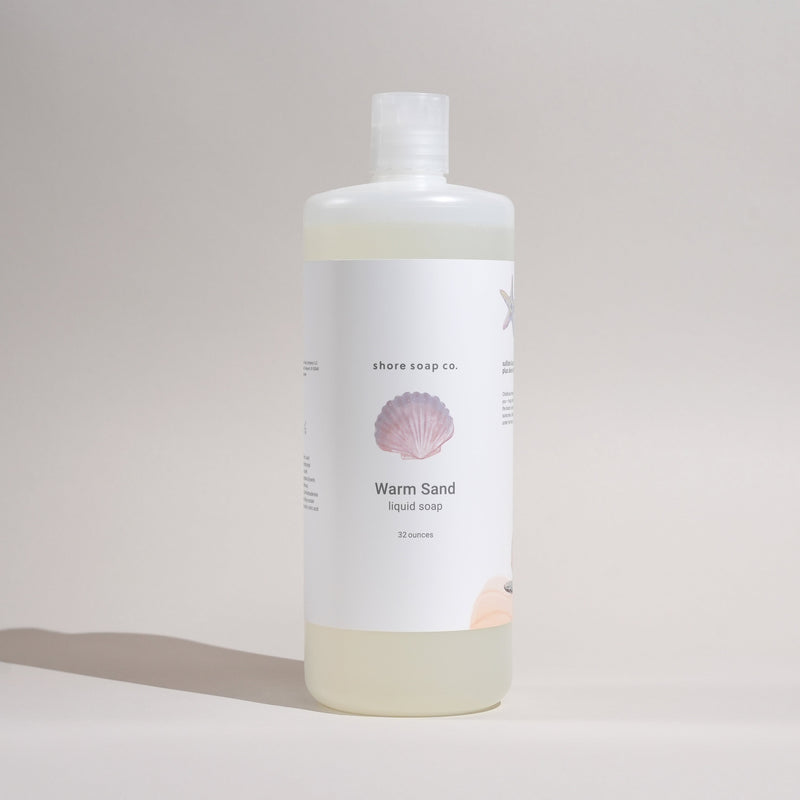 Shore Soap Co. Warm Sand Liquid Soap Refill Liquid Soap Gray