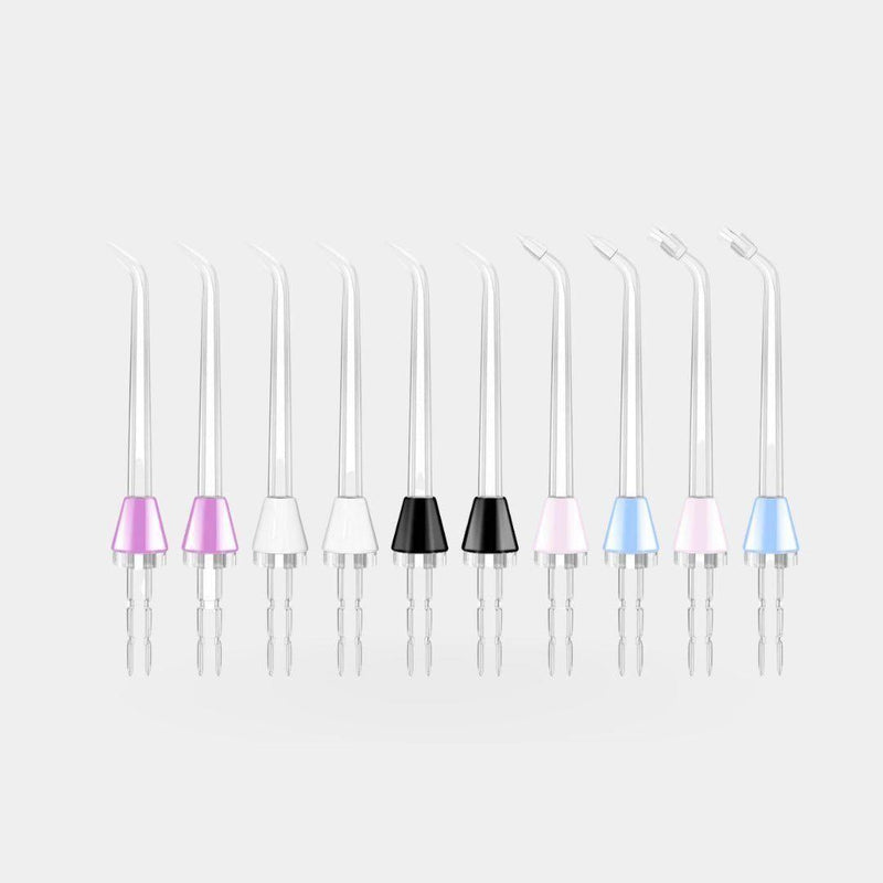 MySmile MySmile® 10 PCS Jet Tips Set | Compatible with OLED Flossers Power Dental Flossers Lavender