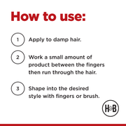 Hawkins & Brimble COM Water Based Hair Pomade - Natural Hold 4.2 fl oz Hair care Firebrick