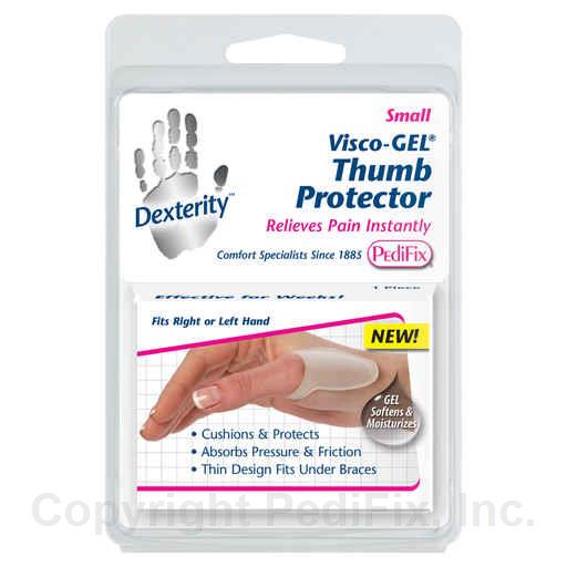 Pedifix Pedifix Visco-Gel Thumb Protector - Small - 1 Piece Thumb Protector White Smoke