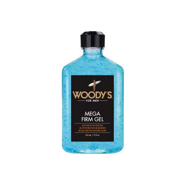 Woody's Woody's For Men Mega Firm Hair Gel 12 Fl Oz Hair Gel Black