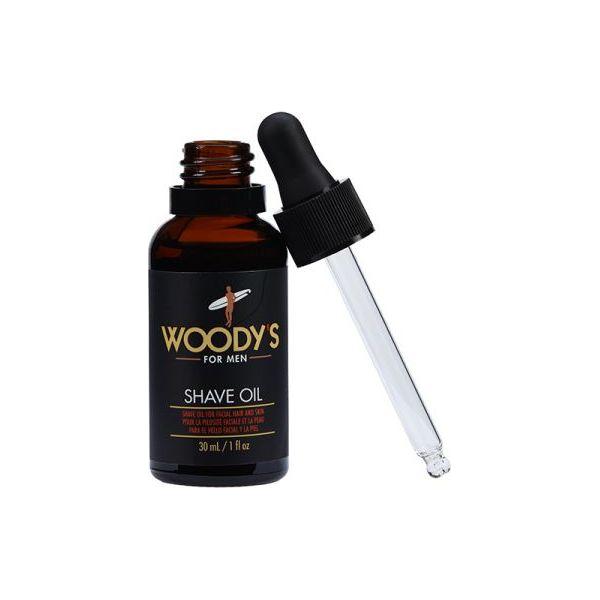 Woody's Woody's For Men Shave Oil 1 fl Oz Shave Oil Light Gray