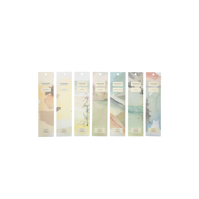 Juniper Ridge Campfire Incense (20 Sticks ea) Full Flight Incense Antique White