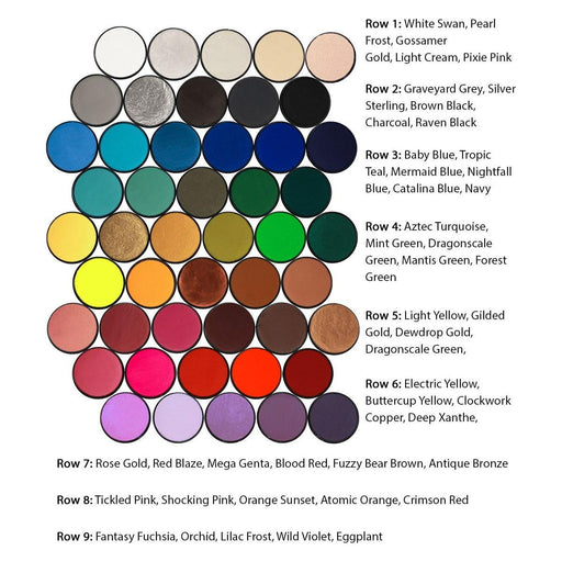 Graftobian Make-Up Company ProPaint™ Face and Body Paint Gray Crimson Red,White Swan,Raven Black,Catalina Blue,Buttercup Yellow,Mantis Green,Orange Sunset,Wild Violet,Tickled Pink,Tropic Teal,Fuzzy Bear Brown,Graveyard Grey,Mega Genta,Eggplant,Second Skin,Aztec Turquoise,Light Yellow,Alien Green,Mint Green,Forest Gr