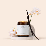 Fontana Candle Co Pure Vanilla Jar Candle Candles Antique White Jar Candle