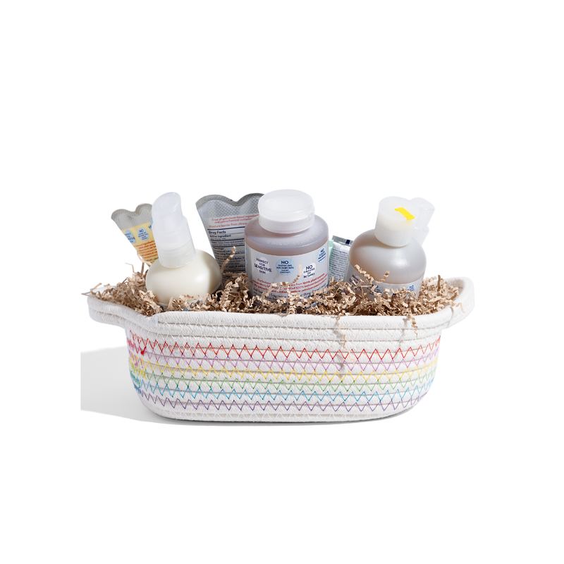 California Baby Welcome Baby Gift Basket Gifts & Totes White Smoke