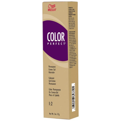 VIP Extensions Wella Color Perfect Permanent Creme Gel 1:2 BB Blonding Cream Permanent Hair Color Tan
