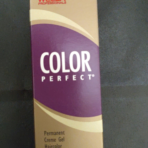 VIP Extensions Wella Color Perfect Permanent Creme Gel 5G Light Golden Brown Permanent Hair Color Dim Gray