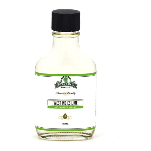 Stirling Soap Co Stirling Soap Co. West Indies Lime Shaving Collection Shaving Set Dark Slate Gray Aftershave Splash 3.3oz