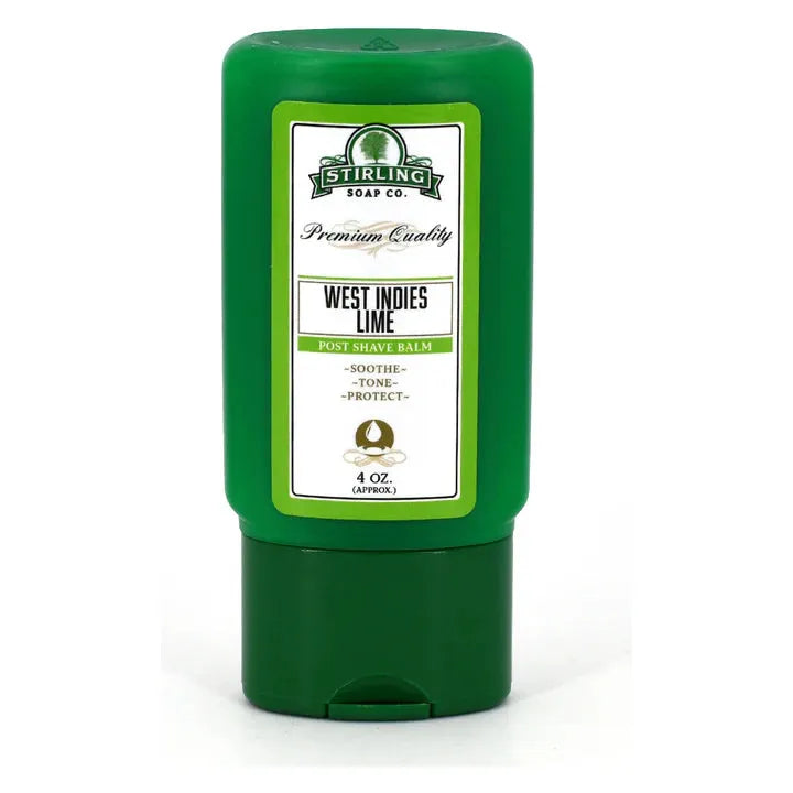 Stirling Soap Co Stirling Soap Co. West Indies Lime Shaving Collection Shaving Set Beige Post Shave Balm 4oz