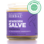 Ora's Amazing Herbal Newborn Salve, Calendula Ointment For Babies White Smoke Jar 4oz,Jar 1oz,1 oz & 4 oz