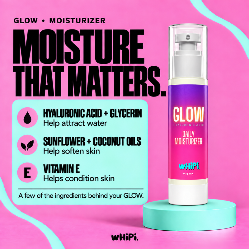 Whipi Co GLOW Hyaluronic Moisturizer Hot Pink