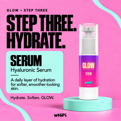 Whipi Co GLOW Hyaluronic Serum Hot Pink