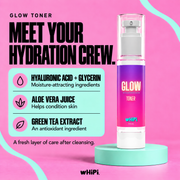 Whipi Co GLOW Hyaluronic Toner Hot Pink