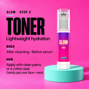 Whipi Co GLOW Hyaluronic Toner Hot Pink