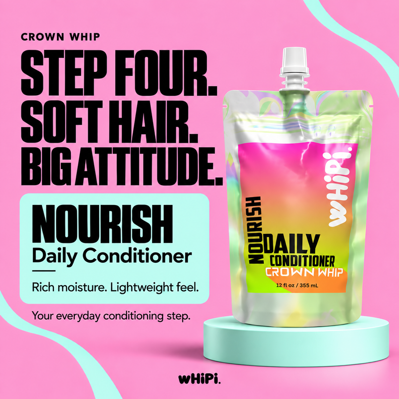 Whipi Co Nourish – Crown Whip Daily Conditioner Light Pink 12 oz Bag