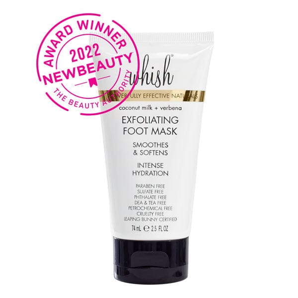 whish beauty Coconut Milk + Verbena Exfoliating Foot Mask Body Care > Exfoliators > Foot Mask Lavender