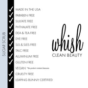 whish beauty Lemongrass Sugar Scrub Body Care > Exfoliators > Sugar Scrub White Smoke