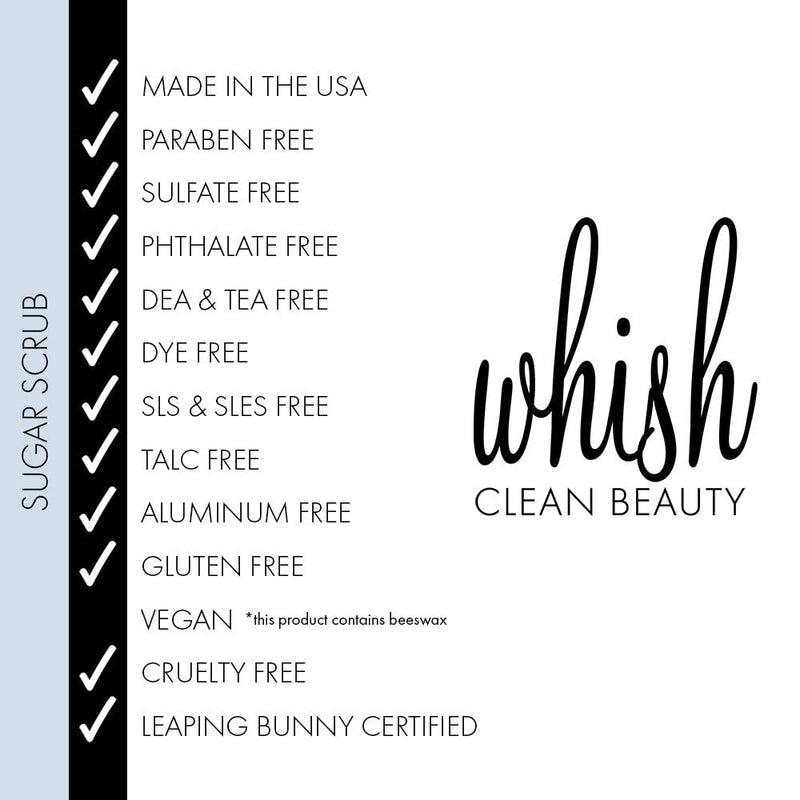 whish beauty Lemongrass Sugar Scrub Body Care > Exfoliators > Sugar Scrub White Smoke