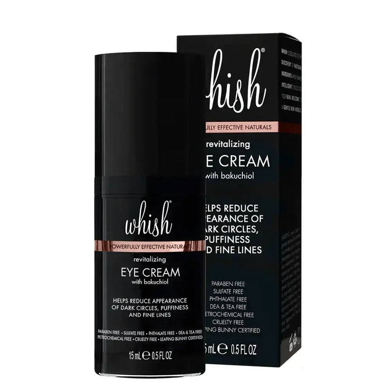 whish beauty Revitalizing Eye Cream with Bakuchiol - New and Improved! Skin Care > Eye Treatment Black