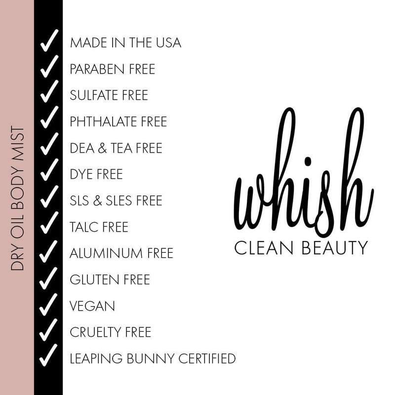 whish beauty Dry Oil Body Mist with Bakuchiol Skin Care > Moisturizers White Smoke