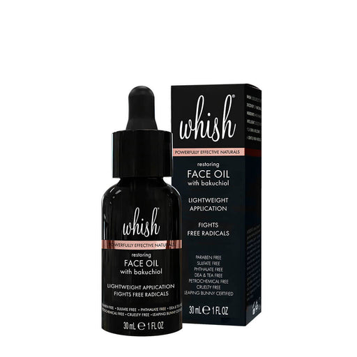 whish beauty Restoring Face Oil with Bakuchiol Skin Care > Moisturizers Black