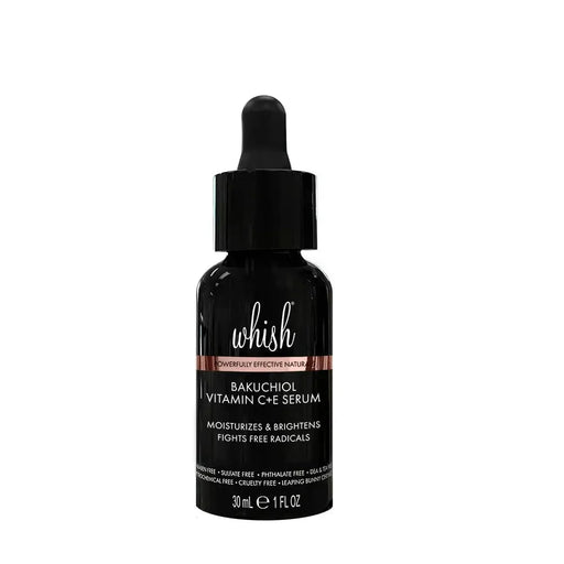whish beauty Bakuchiol Vitamin C+E Serum Skin Care > Serums Black