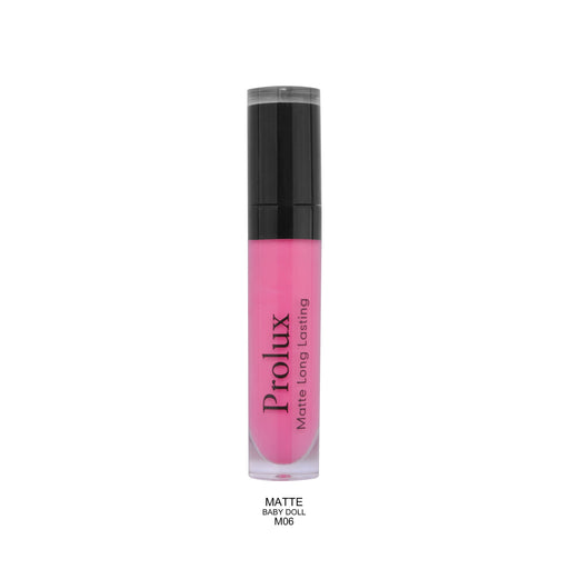 Prolux Cosmetics Best Matte Long Lasting Lip Gloss Lip Gloss Pale Violet Red 5 Uptown Pink,6 Baby Doll,7 Juicy Papaya,8 Red Velvet,9 Cherries in the Snow,13 Russion Red,21 Vintave,23 Melrose,24 Nude,32 Mocha Madness,36 Rebel,37 DRAGON FRUIT,38 SOUR CHERRY,39 Poppy Love,40 Bewitch,41 Wicked,42 Stone,44 Toxic,46 Sugarplum,47 Mermaid