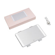 Lurella Cosmetics Visor Mirror Car Mirror Light Gray Black,White