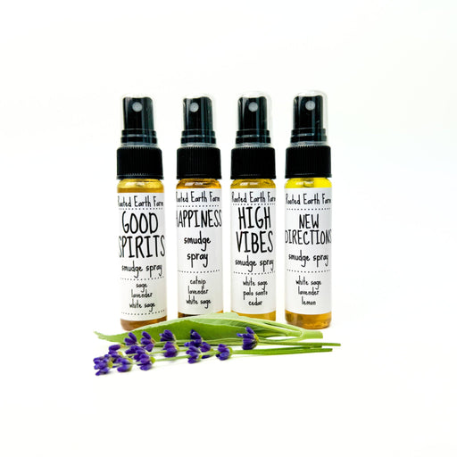 Rooted Earth Farm + Apothecary Smudge Spray Gift Set - 1 oz Smudge Sprays White Smoke