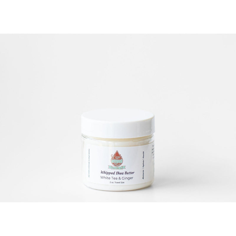 Lizzie's All-natural Products Whipped Shea Butter White Smoke White Tea & Ginger / 2 ounce travel size