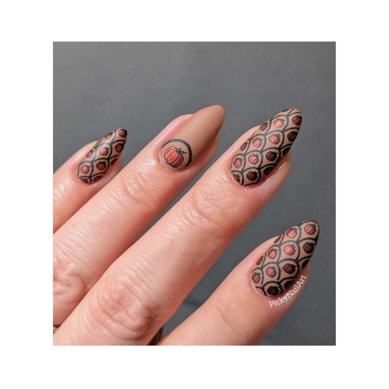 UberChic Beauty What A Wonder-Fall World Stamping Plate Dim Gray